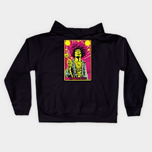 The Magician Classic Rocker Tarot Card Art Tee: Musical Alchemy Kids Hoodie